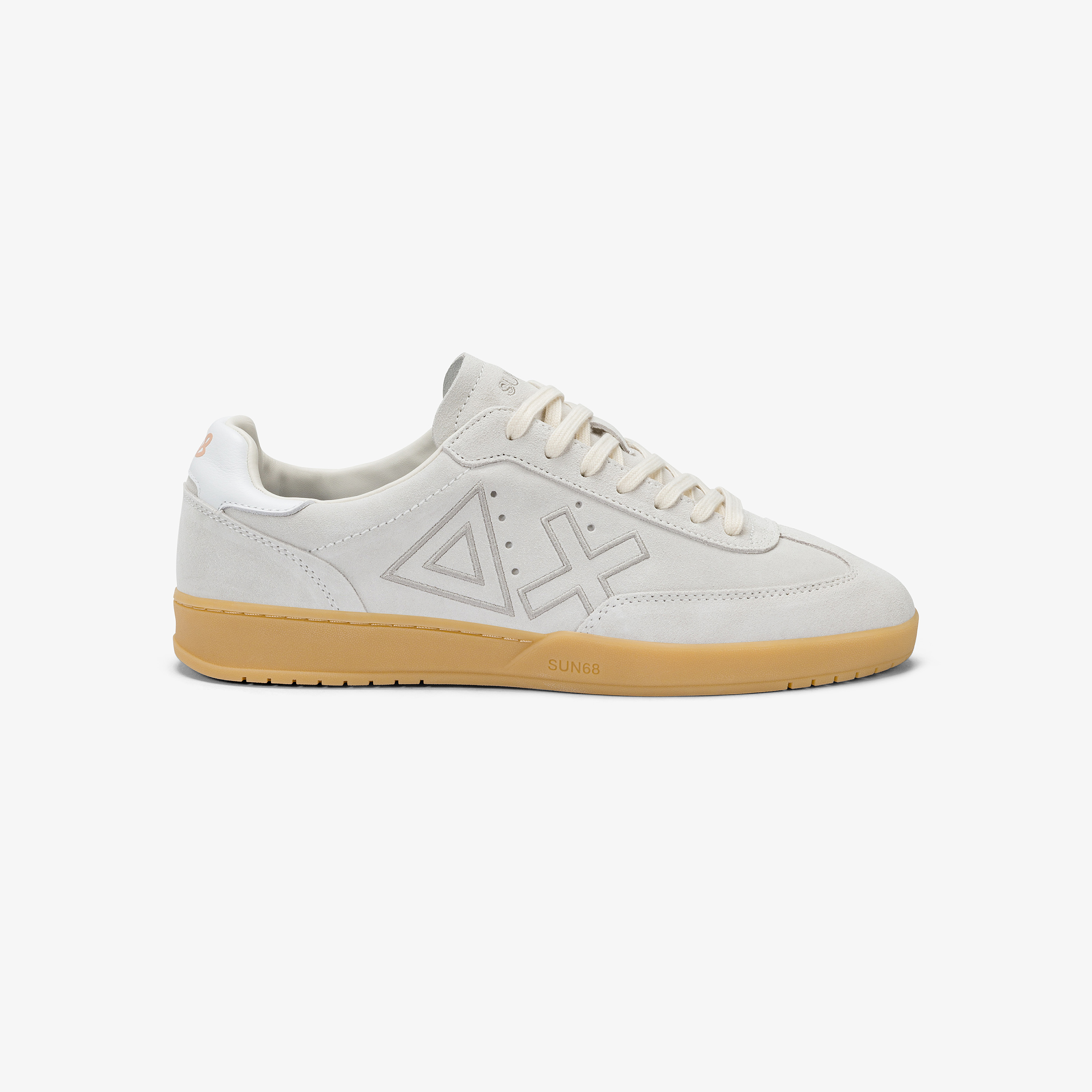Sneaker California Sun in suede bianca