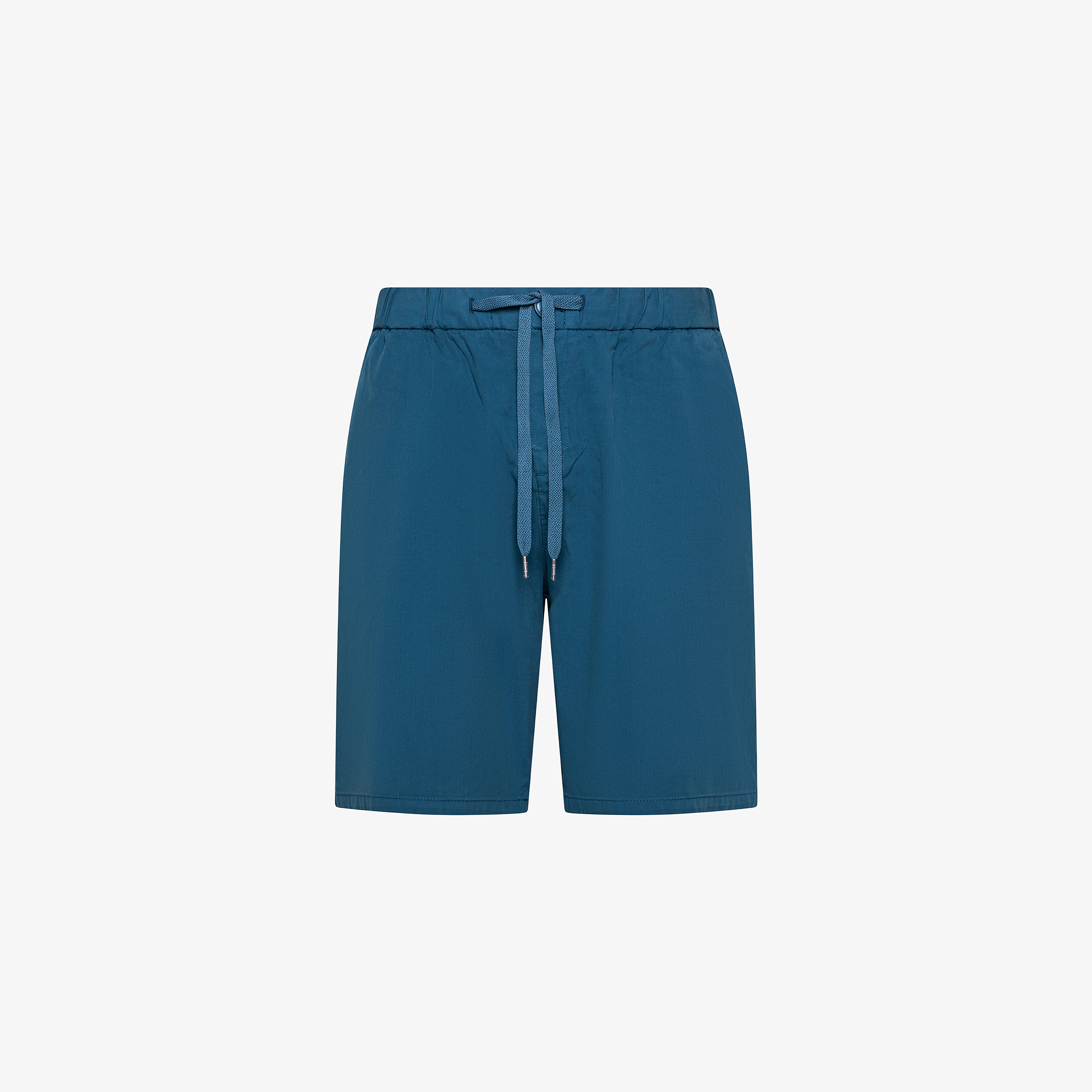 Dark avio cotton Bermuda shorts