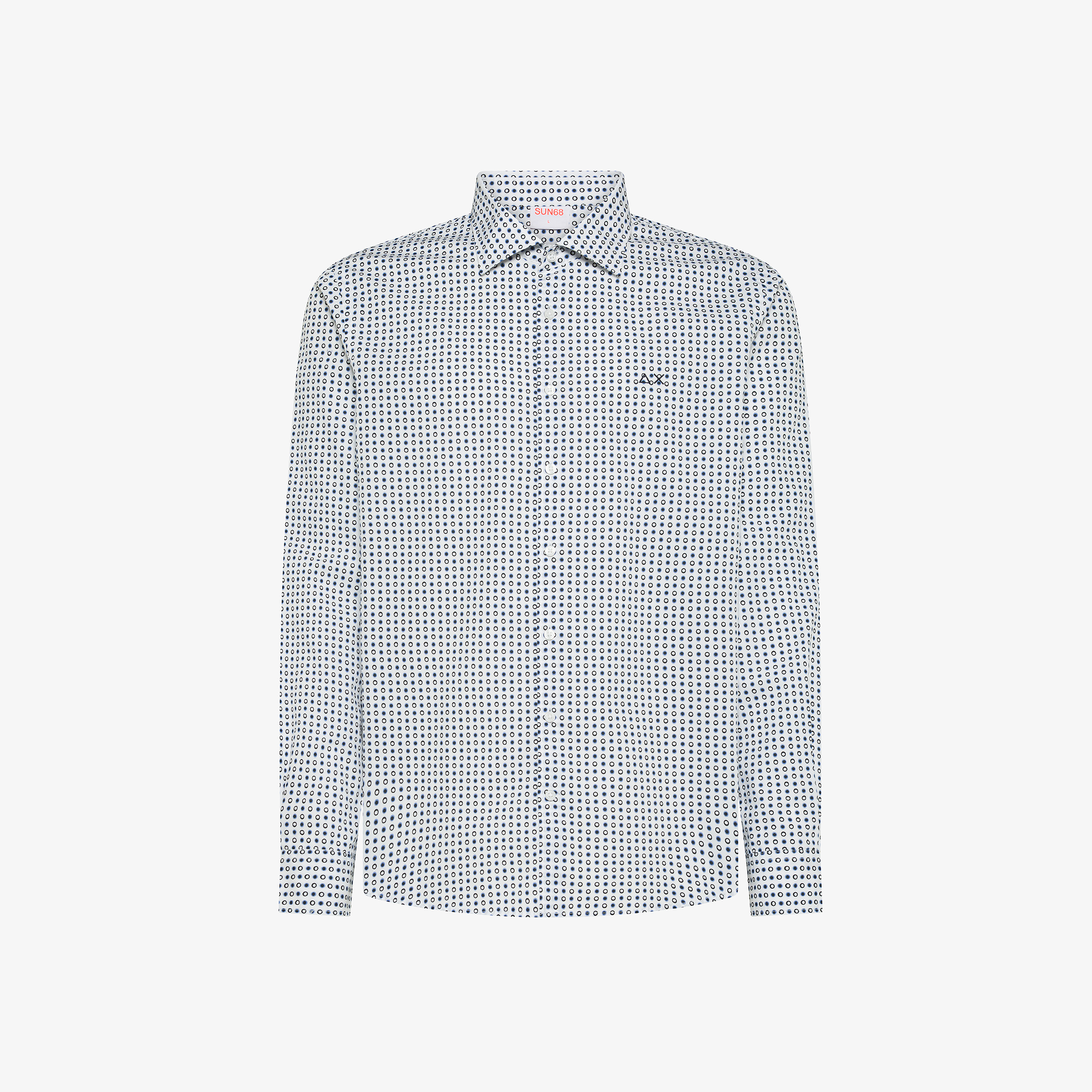 Shirt micropattern l/s
