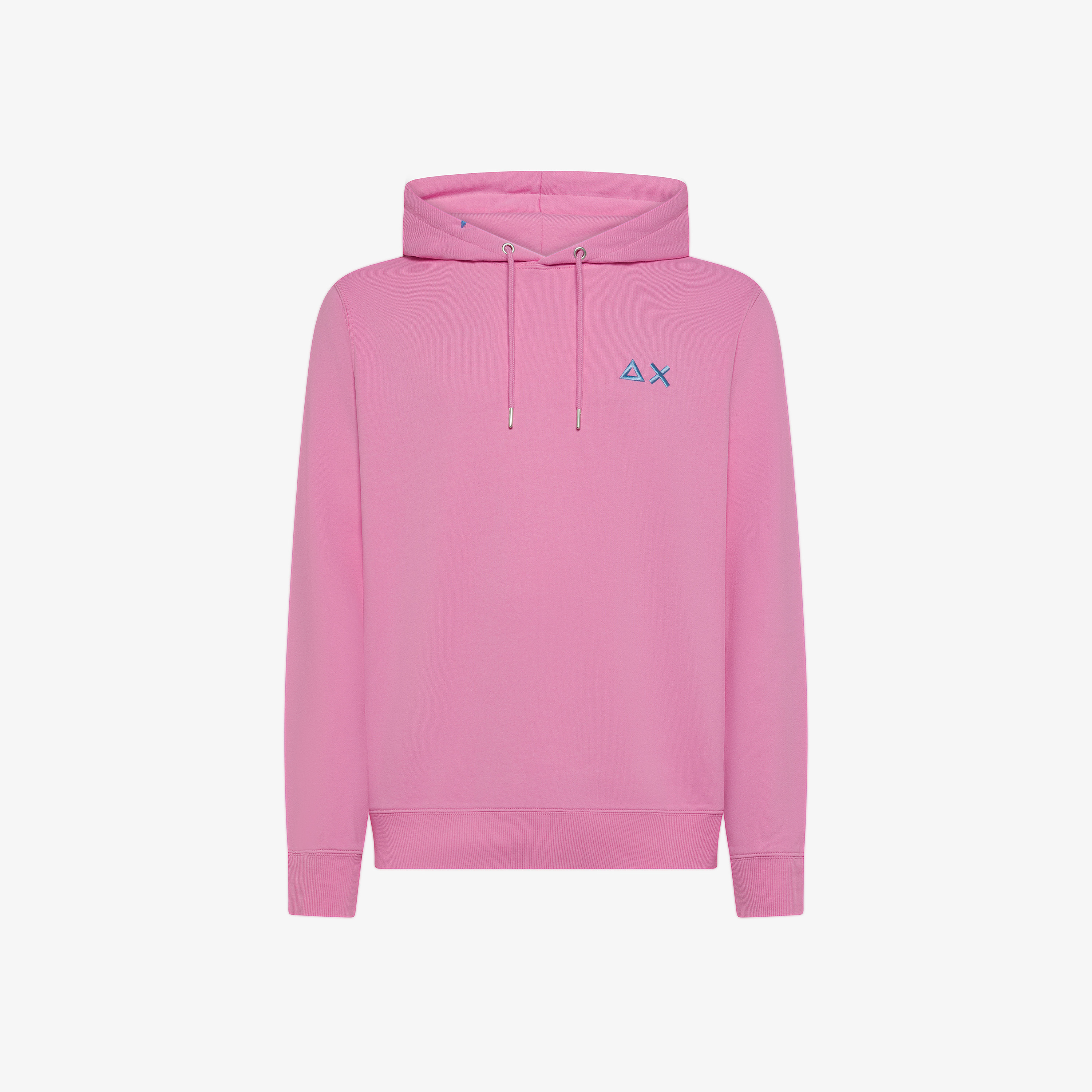 Geranium hoodie with embroidered logo