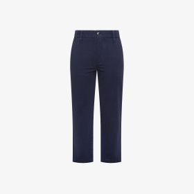 Pantaloni chino in cotone navy blue