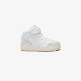 White Baby Boy's Big Basket EVO mid strap closure sneaker