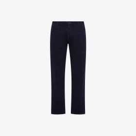 Pantaloni chino in velluto navy blue