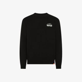 Maglia The Beatles x SUN68 in lana e cashmere nero