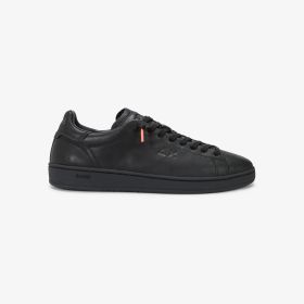Sneaker Urban Court in pelle nero