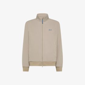 Stone grey soft shell jacket