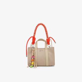Shopping bag Everyday piccola in nylon marrone sabbia