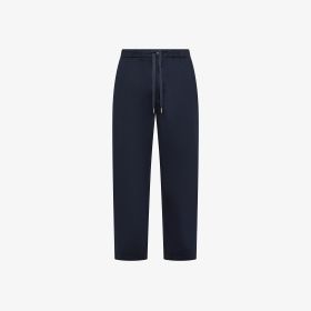Navy blue heavy poplin trousers