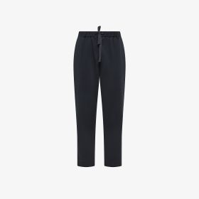 Pantaloni chino in cotone blu navy
