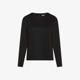 T-shirt round neck jersey mercerized l/s