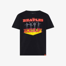T-shirt The Beatles x SUN68 in cotone con stampa nero