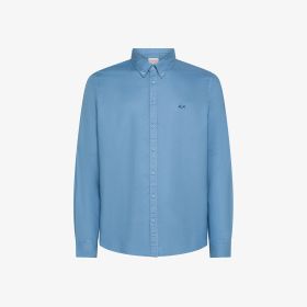 Camicia in cotone Oxford sky blue