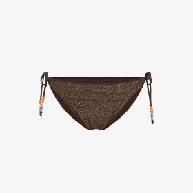 Slip mare in lurex marrone cacao