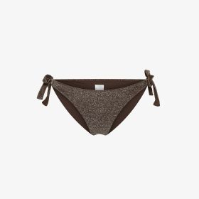 Slip mare in lurex marrone cacao