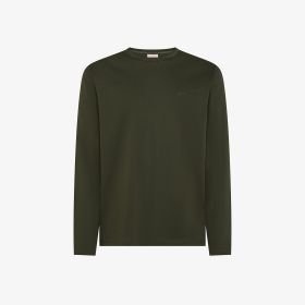 Dark military jersey t-shirt with long sleeves