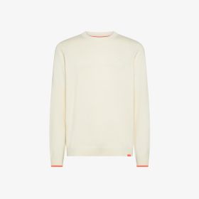 Off white wool and cashmere jumper