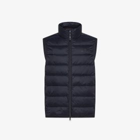 Gilet in nylon trapuntato e imbottito navy blue