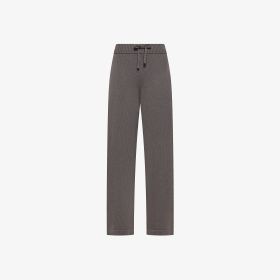 Dark grey wool and cashmere joggers