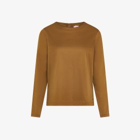 T-shirt round neck jersey mercerized l/s