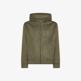 Wool touch hoodie jacket