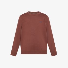Cacao brown cotton jumper