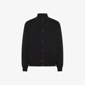 Cardigan basic fleece l/s