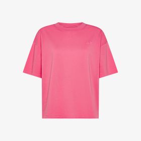 Fuchsia oversized cotton jersey T-shirt
