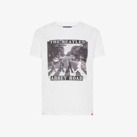 T-shirt The Beatles x SUN68 in cotone bianco