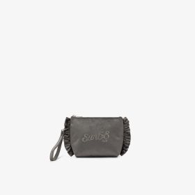 Mini pouch rouches chenille