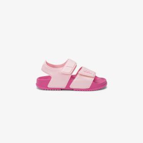 Porcelain pink PU sandals