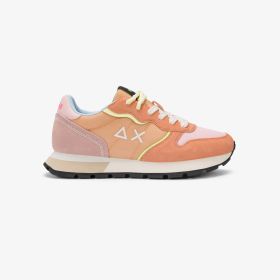 Sneaker Ally Color Explosion in suede e nylon rosa fenicottero