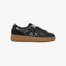 Sneaker Sally in pelle nero