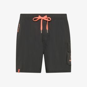 Shorts mare in nylon nero