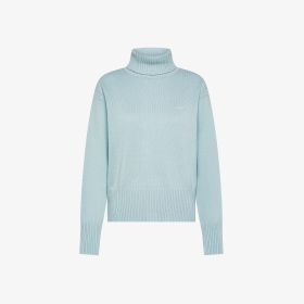 Water wool turtleneck jumper