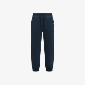 Pantaloni in felpa di cotone blu navy