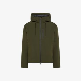 Hoodie soft shell down jacket