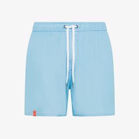 Light blue nylon beach shorts
