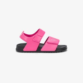 Sandali in PU fucsia fluo