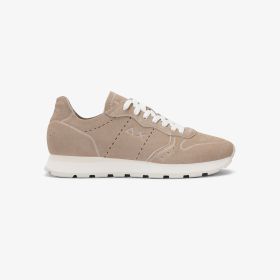 Sneaker Tom Raw Edge in suede grigio stone