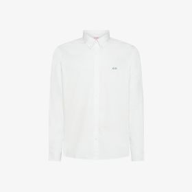 Camicia in cotone Oxford bianco