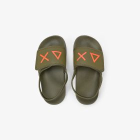 Ciabatte in PU verde militare