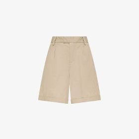 Bermuda in heavy popeline grigio stone