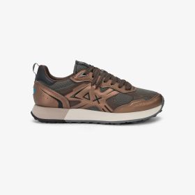 Sneaker Jaki 2.0 Silver in mesh marrone volpe