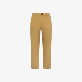 Pantaloni chino in cotone beige