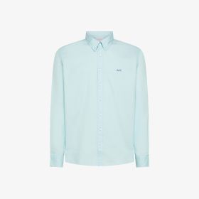 Camicia in cotone Oxford azzurro