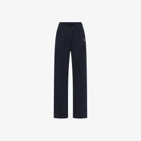 Pantaloni in felpa con piega navy blue