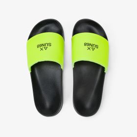 Black/yellow fluo PU slides