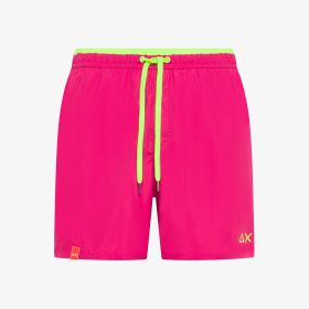 Shorts mare in nylon fucsia