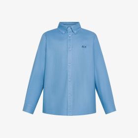 Camicia in cotone Oxford sky blue