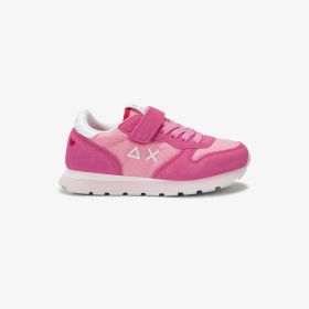 Sneaker Girl's Ally Sweet Summer in suede e nylon rosa bubble gum